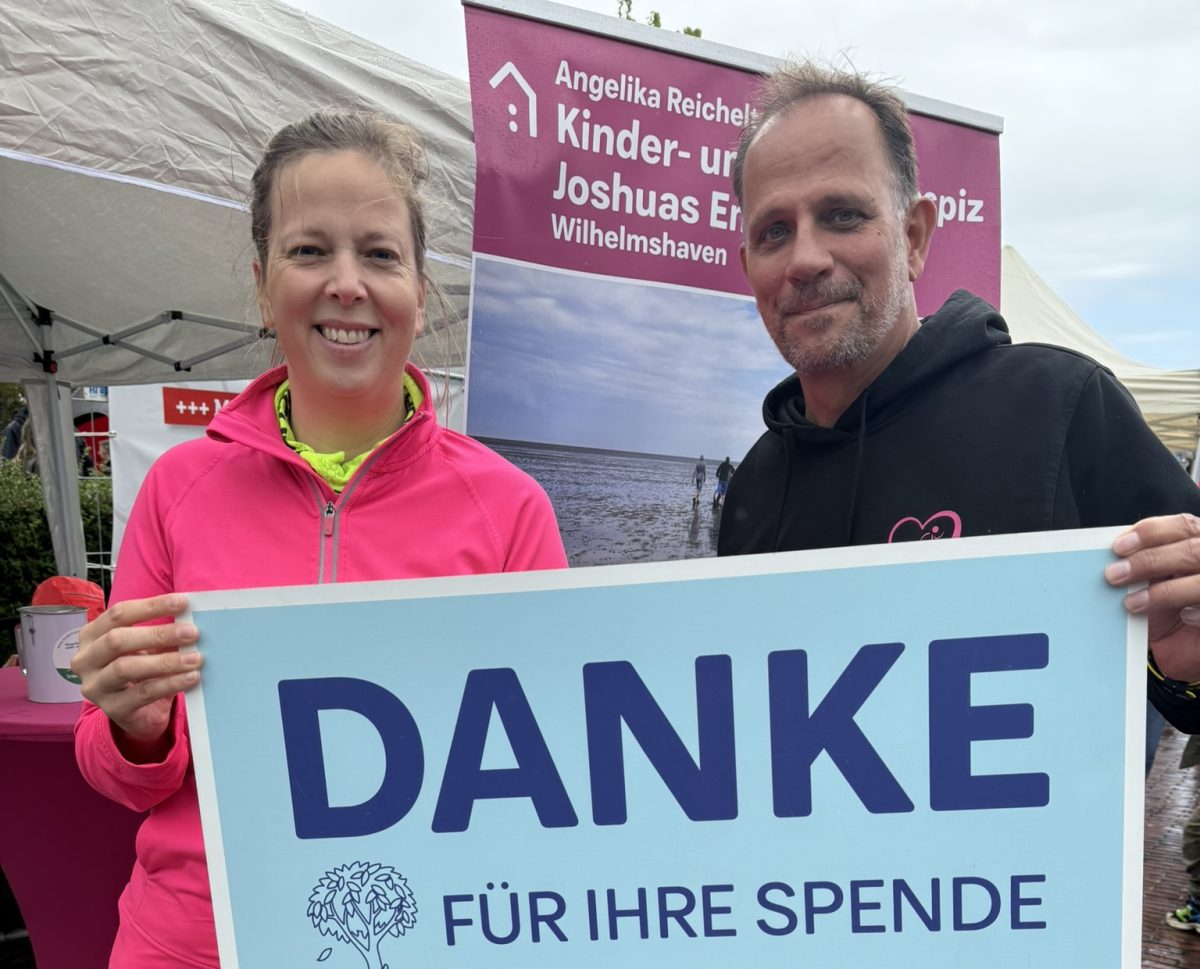 Über 8.000 Euro für das Kinder- und Jugendhospiz Joshuas Engelreich