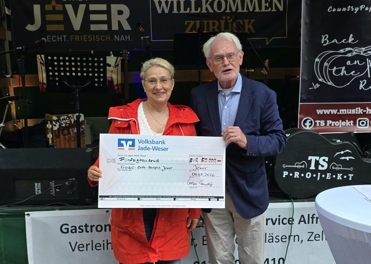 Doppelte Spende zum Jubiläum