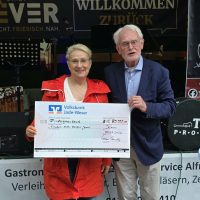 Doppelte Spende zum Jubiläum